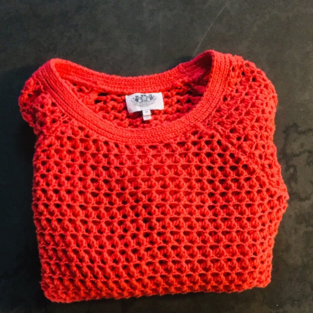 Red juicy couture sweater